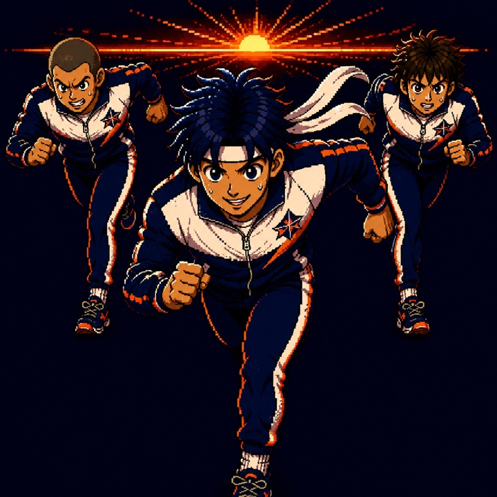 青春チーム疾走型のオリジナルキャラクター