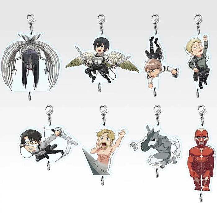 進撃の巨人一番くじ　F賞　繋がるアクリルチャーム