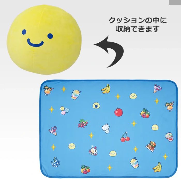 B賞 でかべびまるっちブランケットinクッション
