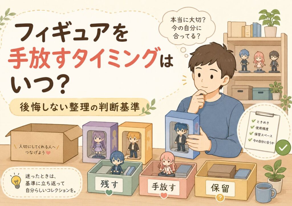 フィギュアを手放すタイミング　解説記事アイキャッチ