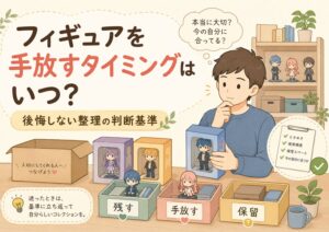 フィギュアを手放すタイミング　解説記事アイキャッチ